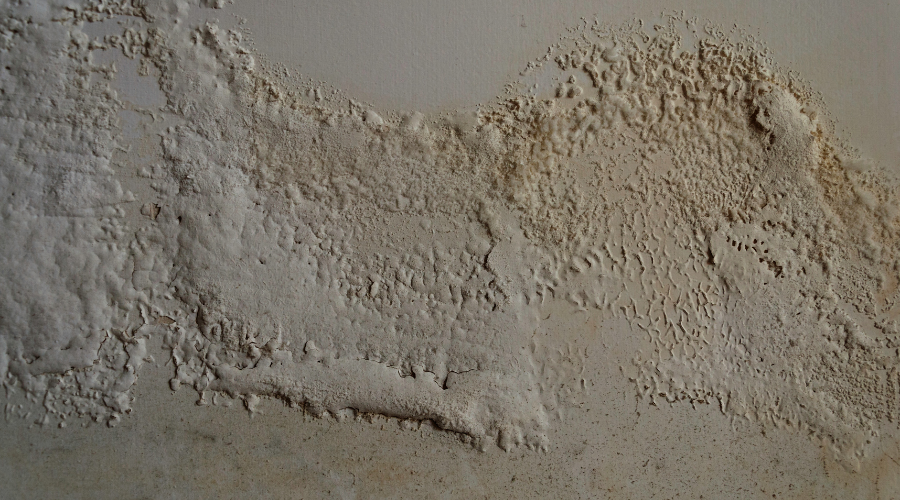 Rising Damp Identified By White Tide Marks On The Wall