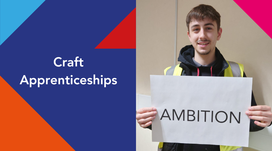 We offer craft and construction apprenticeships