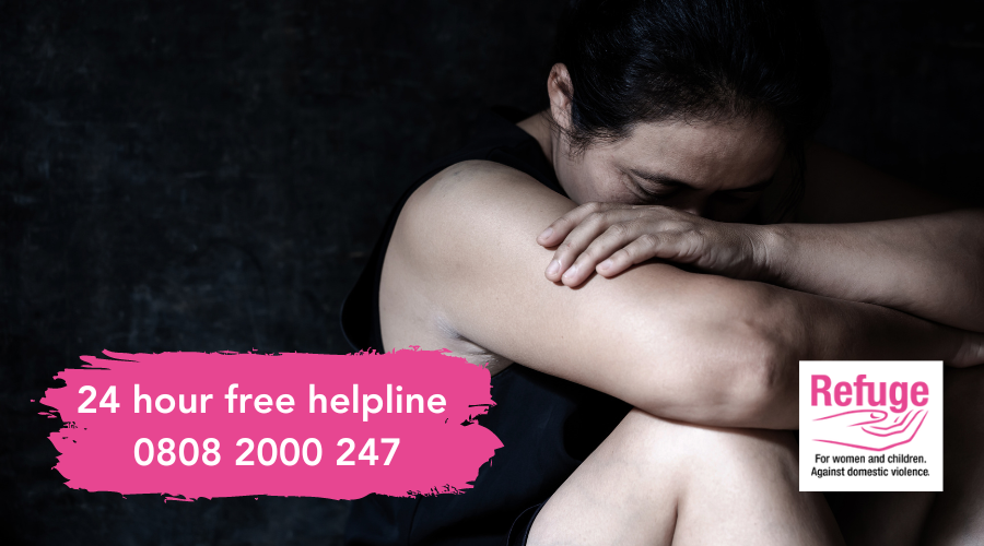 Refuge 24 hour free helpline 0808 2000 247