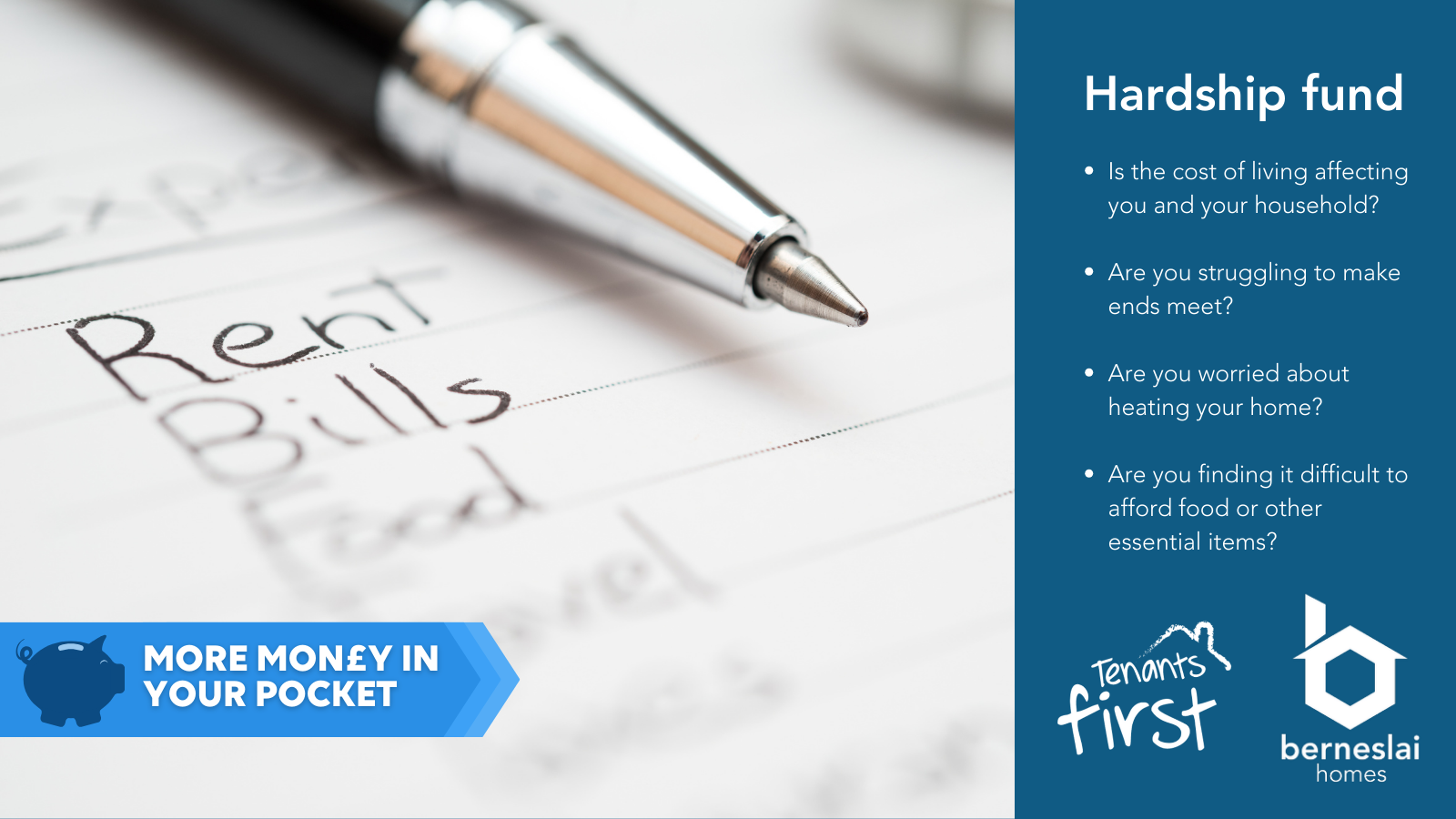 Get Support Through Our Hardship Fund For Tenants
