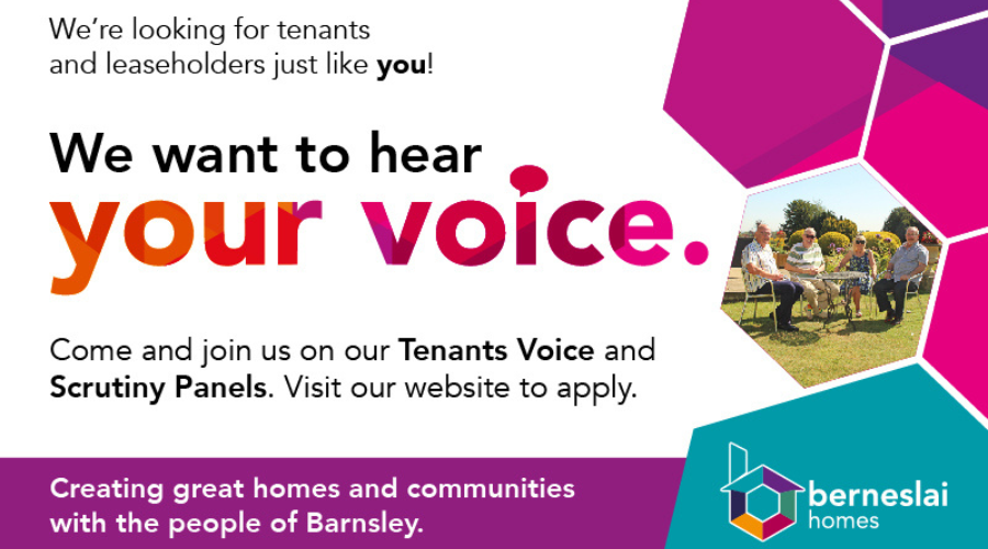 Tenants Voice and Scrutiny Panel recruitment