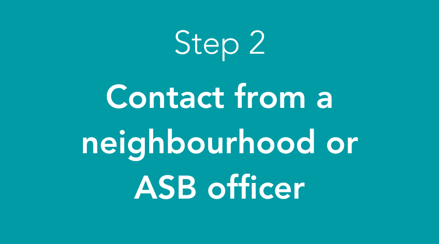 Contact From A Neighbourhood Or ASB Officer