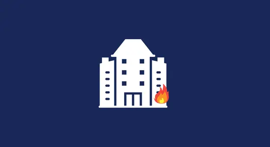 If you're in your flat and suspect a fire somewhere else in the building